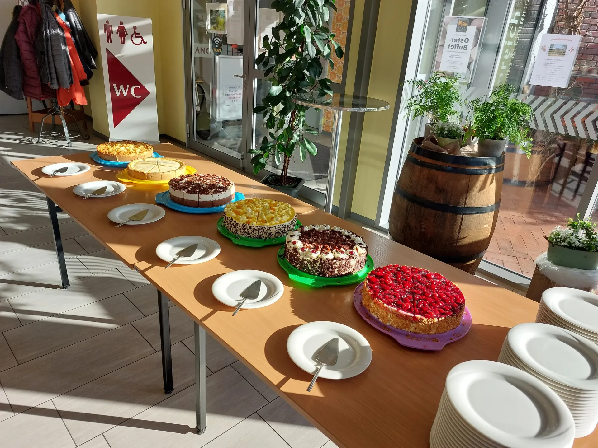 Das Kuchenbuffet der Jahreshauptversammlung 2024